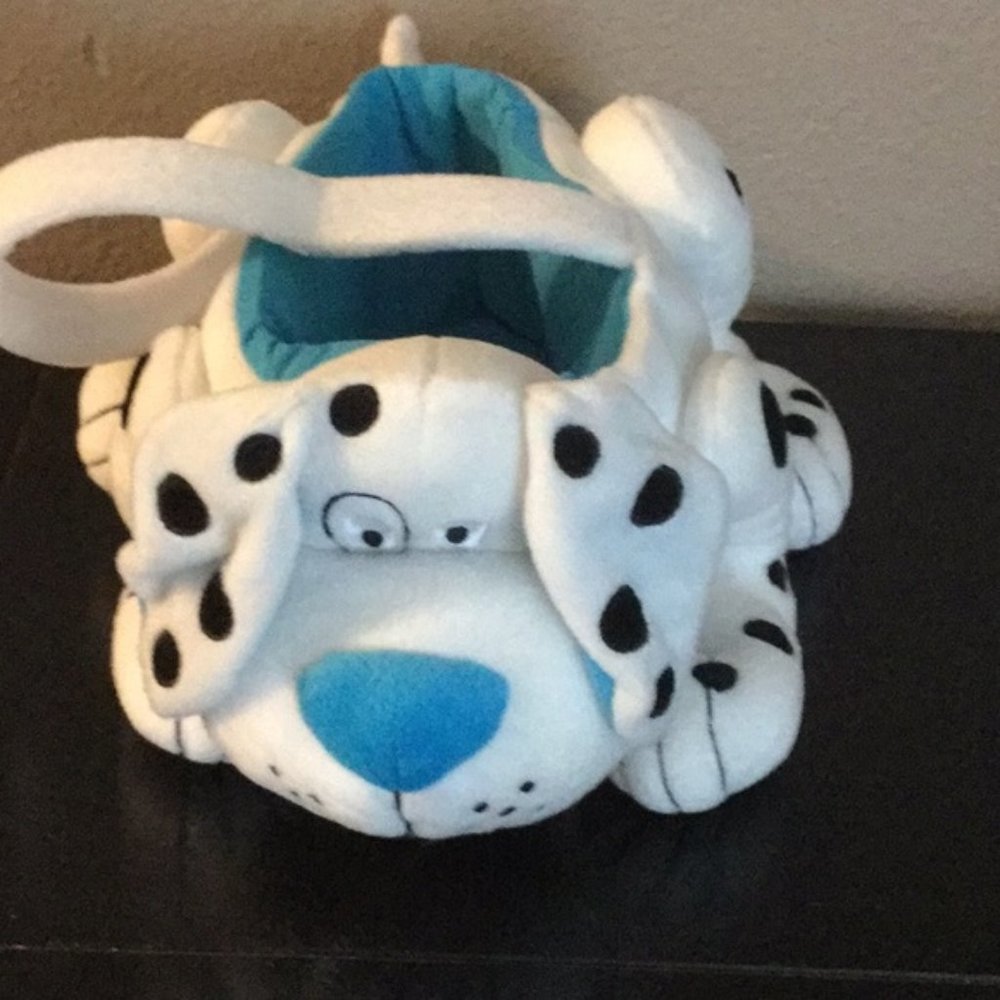 Plush dog Easter basket / Purse
